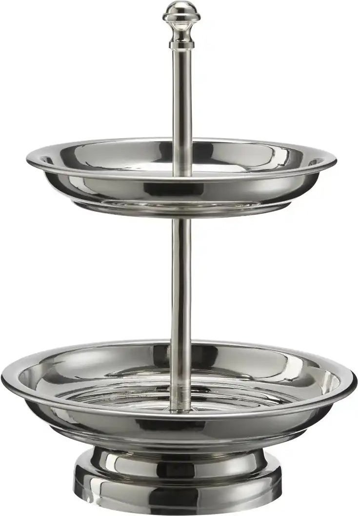 Thumbnail - HOME STORY Etagere ¦ silber ¦ Edelstahl ¦ Maße (cm): H: 19 Ø: 13 Weihnachten - Höffner