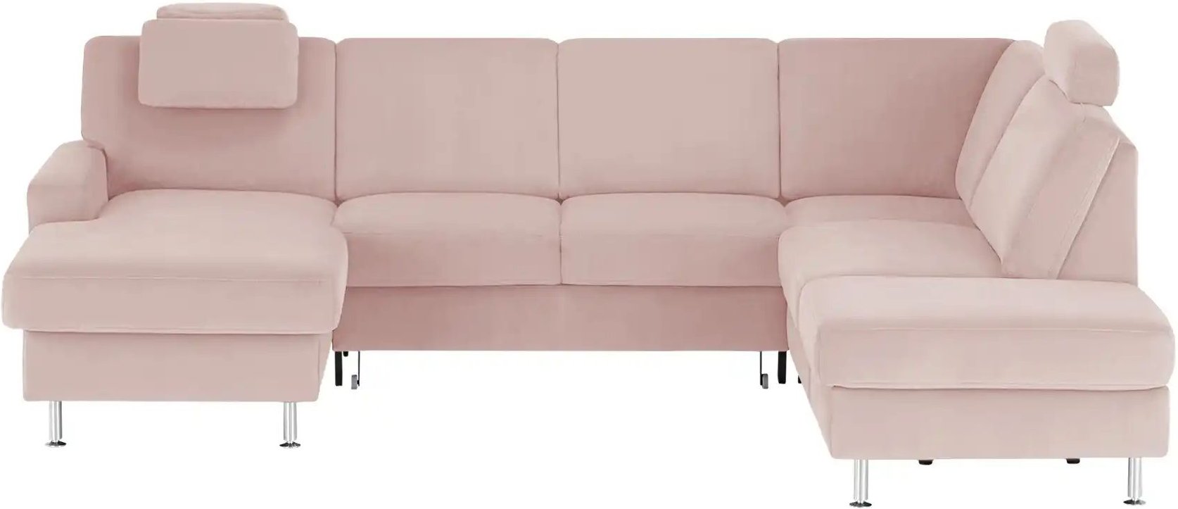 meinSofa Wohnlandschaft Mit verschiedenen Funktionen verfügbar Jana ¦ rosa/pink ¦ Maße (cm): B: 309 H: 87 T: 235.0 Polst...