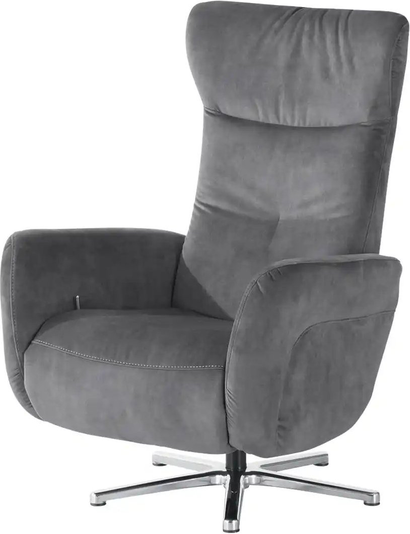 meinSofa Relaxsessel mit Relaxfunktion Sabine ¦ grau Polstermöbel > Sessel > Fernsehsessel - Höffner