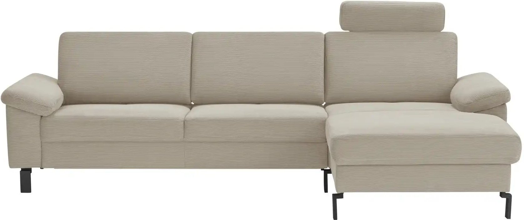 Max Schelling Ecksofa Feincord Maximum Move ¦ beige ¦ Maße (cm): B: 284 H: 85 T: 185.0 Polstermöbel > Sofas > Ecksofas -...