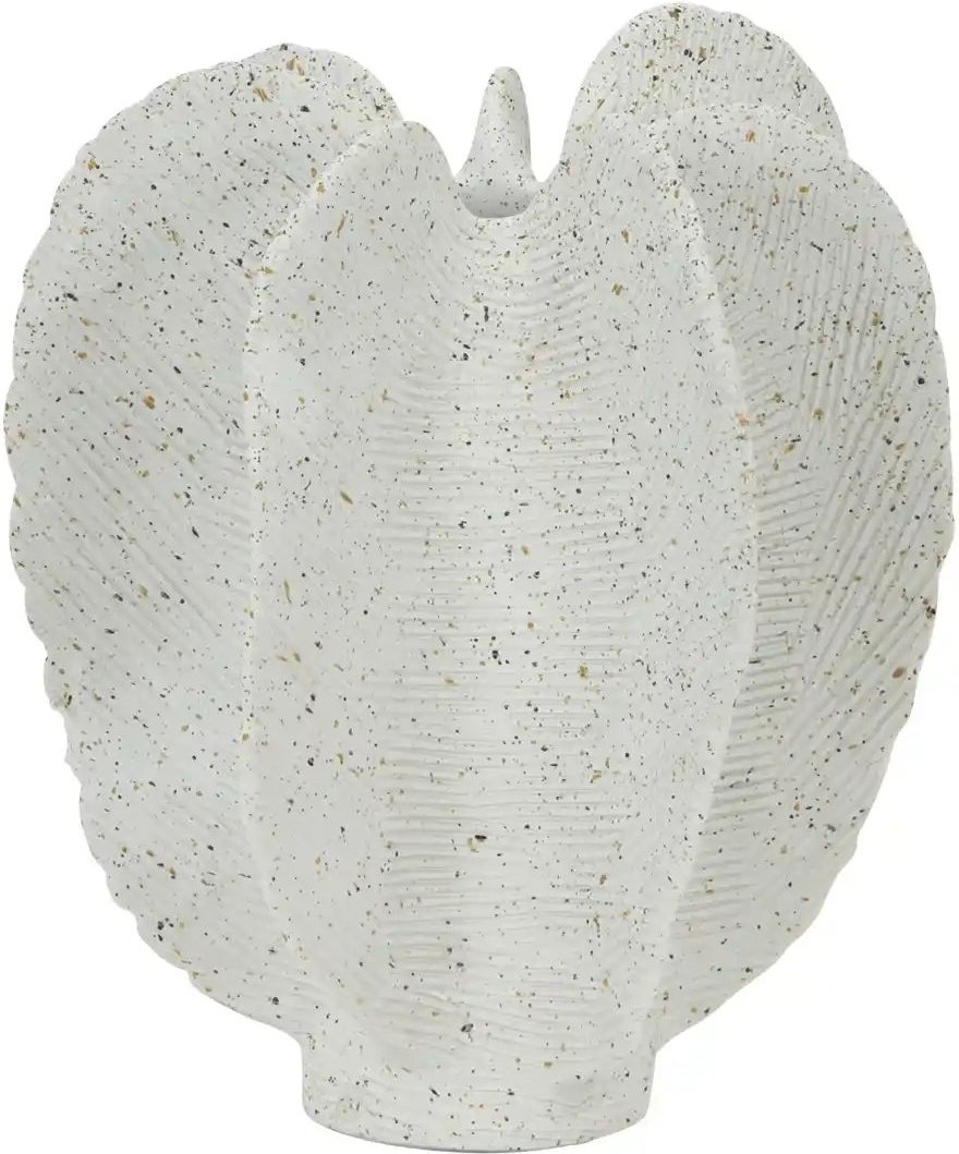 HOME STORY Deko Vase ¦ weiß ¦ Polyresin (Kunstharz) ¦ Maße (cm): H: 27 Ø: 22 Accessoires > Vasen - Höffner