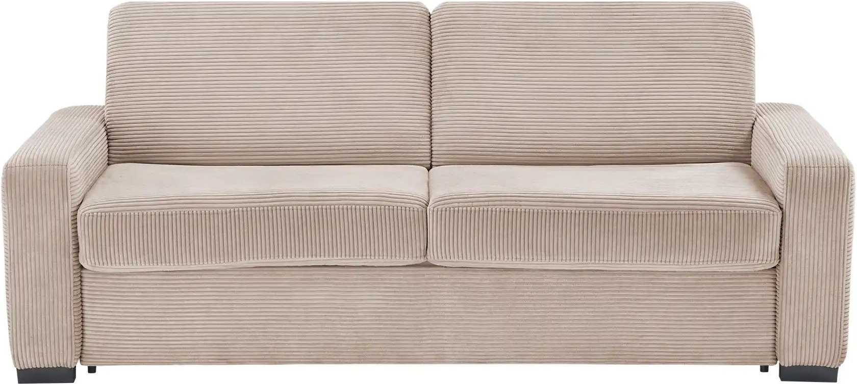 Thumbnail - switch Schlafsofa aus Cord Vanila ¦ beige ¦ Maße (cm): B: 220 H: 87 T: 98.0 Polstermöbel > Sofas > 3-Sitzer - Höffner