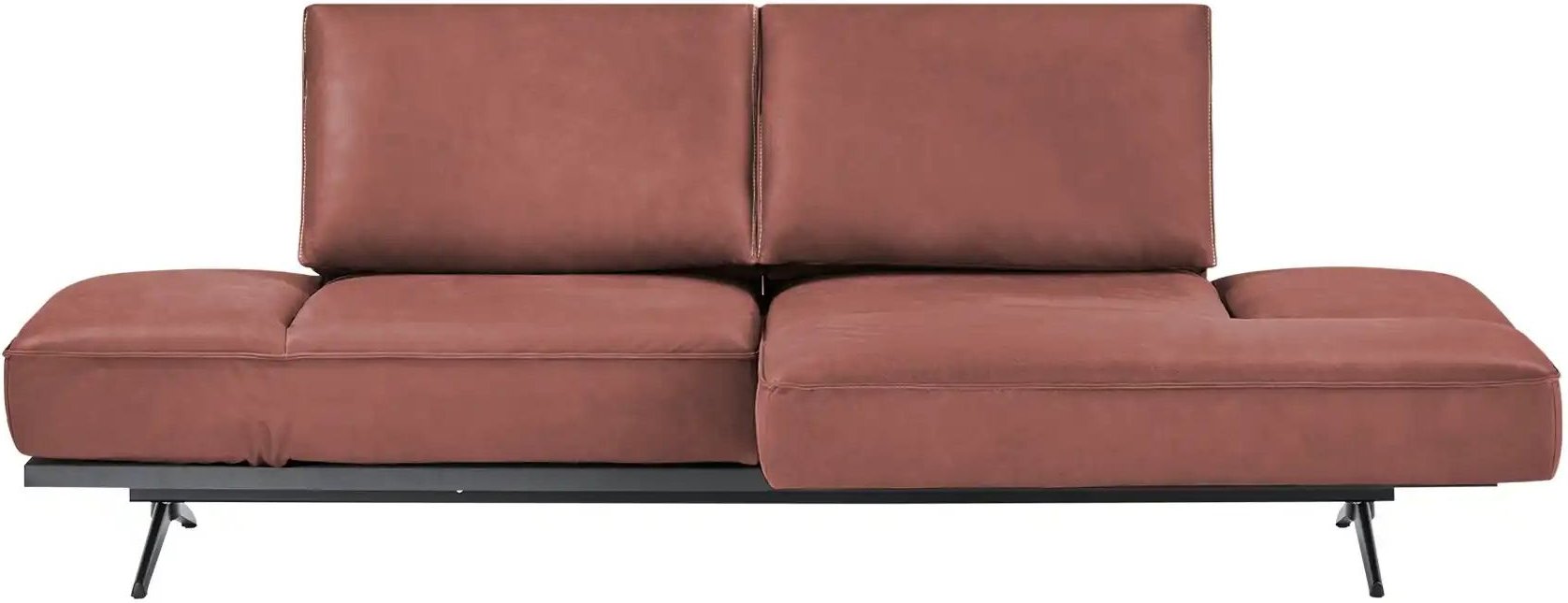KOINOR Liegensofa Phoenix ¦ rot ¦ Maße (cm): B: 240 H: 87 T: 132.0 Polstermöbel > Sofas > Einzelsofas - Höffner