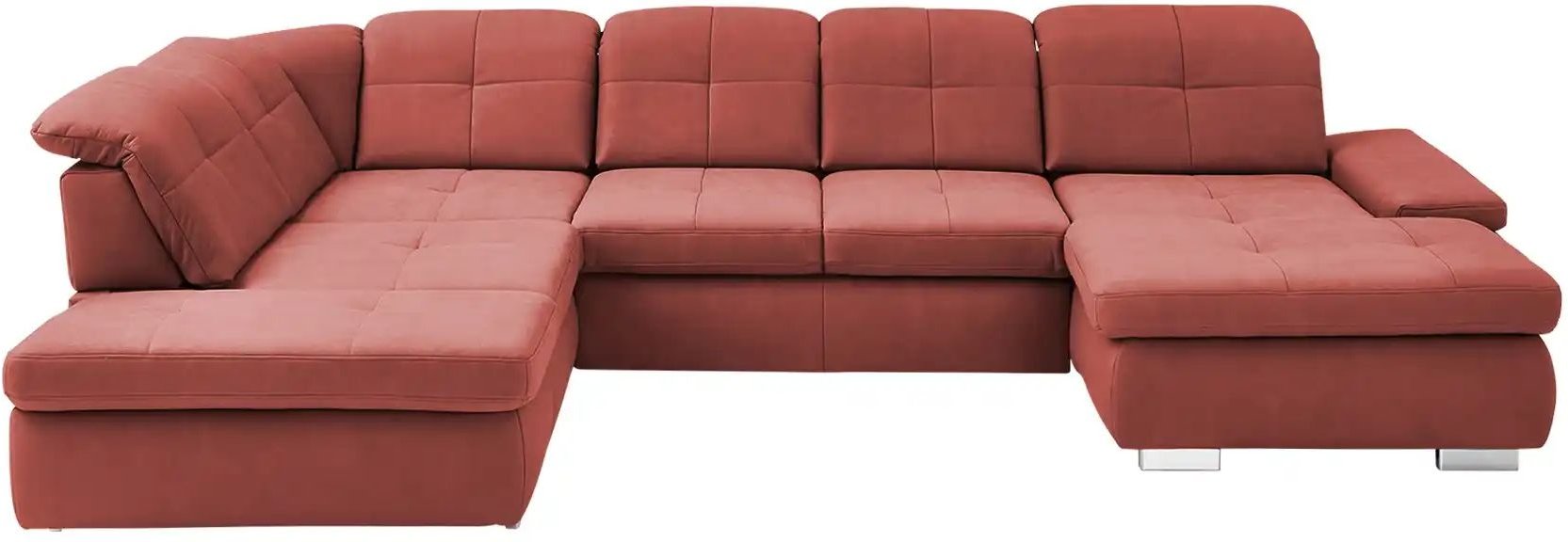 Lounge Collection Wohnlandschaft aus Mikrofaser Affair ¦ rot ¦ Maße (cm): B: 371 H: 100 T: 260.0 Polstermöbel > Sofas > ...