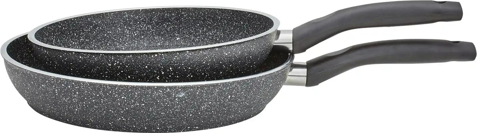 KHG Pfannenset ¦ schwarz ¦ Aluminium Töpfe & Pfannen & Zubehör > Topf und Pfannen-Sets - Höffner