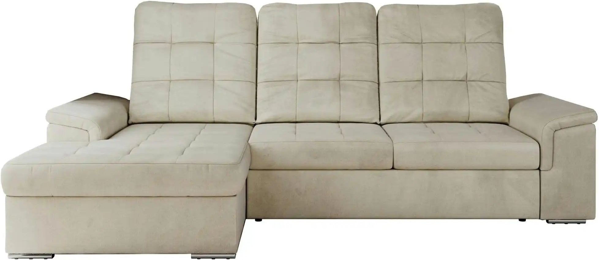 Ecksofa mit Schlaffunktion Madrito ¦ beige ¦ Maße (cm): B: 256 H: 89 Polstermöbel > Sofas > Ecksofas - Höffner