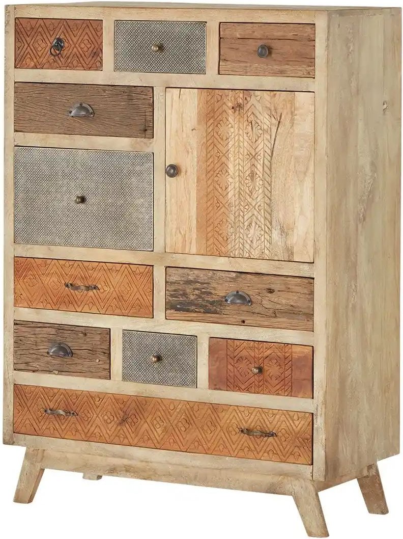 Highboard Kona ¦ Maße (cm): B: 90 H: 125 T: 40.0 Kommoden & Sideboards > Highboards - Höffner