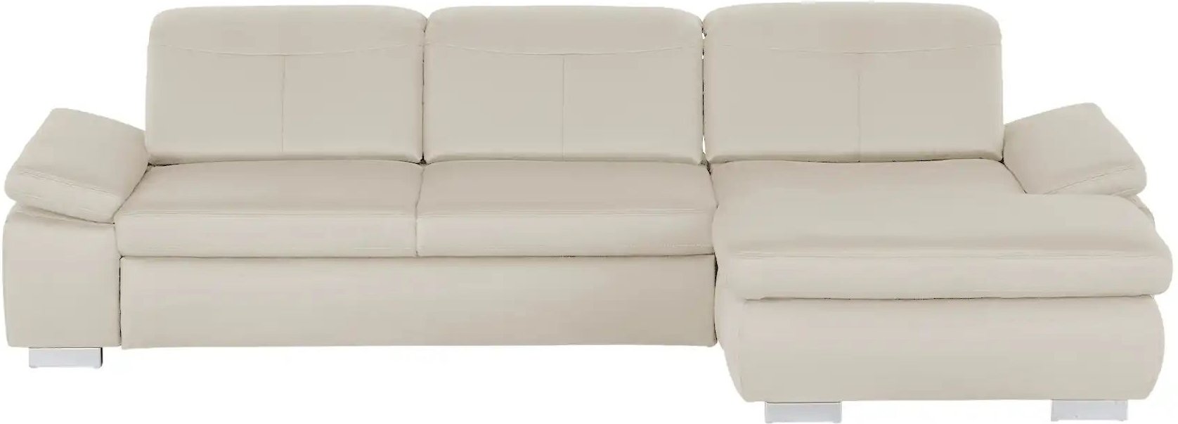 Lounge Collection Ecksofa aus Mikrofaser Kathrin ¦ creme ¦ Maße (cm): B: 309 H: 85 T: 195.0 Polstermöbel > Sofas > Eckso...