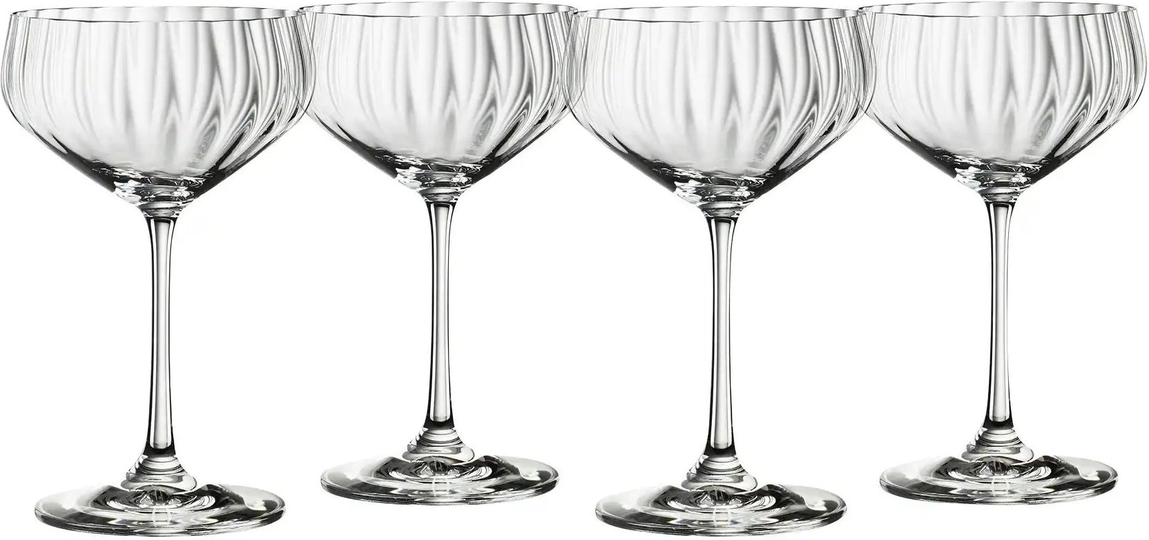 Spiegelau Coupettegläser Lifestyle ¦ transparent/klar ¦ Glas ¦ Maße (cm): B: 43 H: 17,7 T: 11.0 Gläser & Karaffen - Höf...