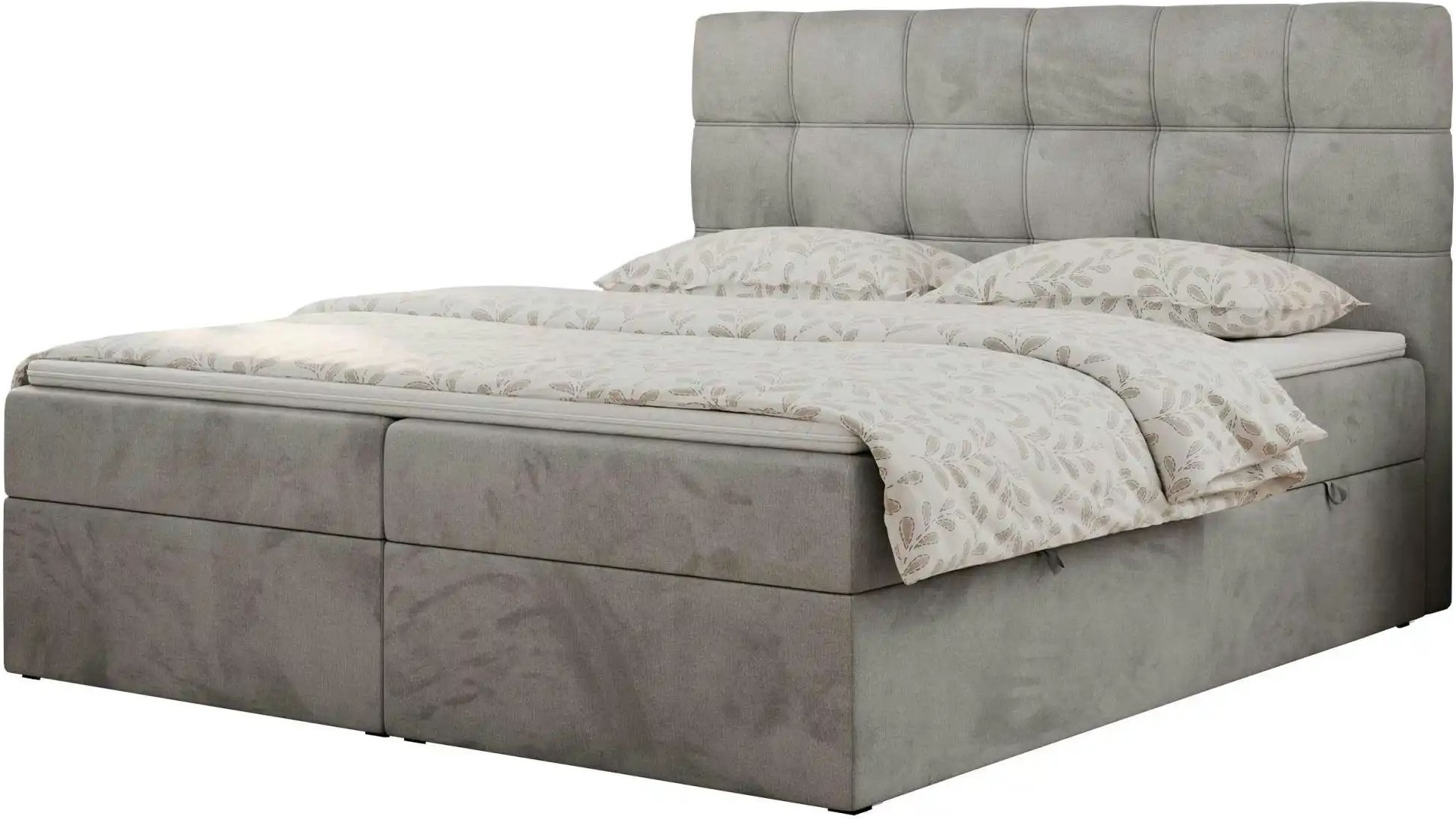 Boxbett mit Bettkasten Erni ¦ grau ¦ Maße (cm): B: 140 H: 110 Betten > Komfortbetten - Höffner