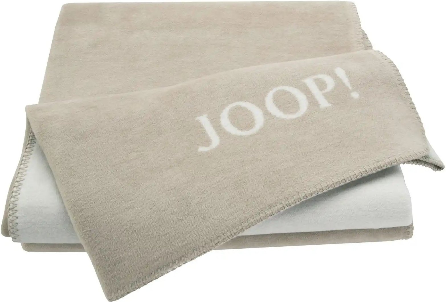 JOOP! Wohndecke-Doubleface JOOP! Uni-Doubleface ¦ beige ¦ Baumwollmischgewebe ¦ Maße (cm): B: 150 Dekokissen & Decken >...