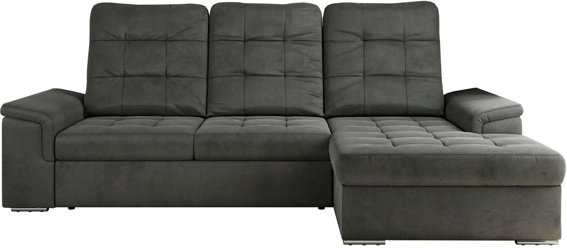 Ecksofa mit Schlaffunktion Madrito ¦ grau ¦ Maße (cm): B: 256 H: 89 Polstermöbel > Sofas > Ecksofas - Höffner