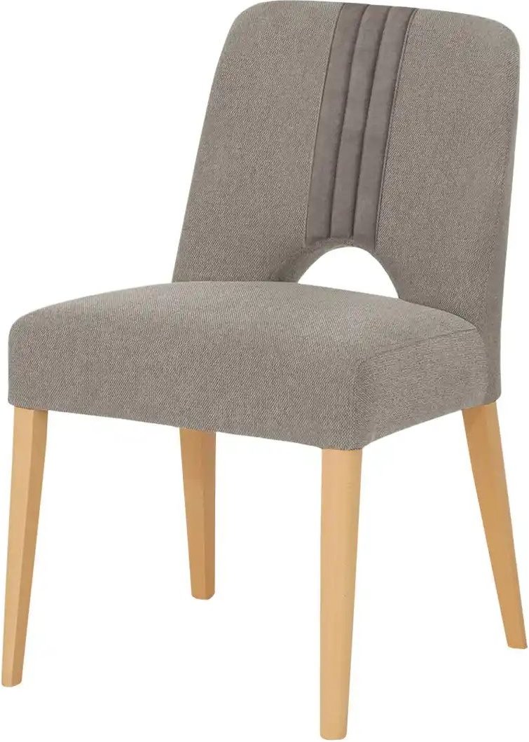 Gray & Jones Esszimmerstuhl mit Bezugskombi Ansgar ¦ braun ¦ Maße (cm): B: 51 H: 87 T: 57.0 Stühle > Küchenstühle > Pols...