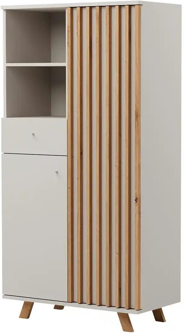 Thumbnail - Highboard Harmony ¦ creme ¦ Maße (cm): B: 80 H: 156 T: 40.0 Kommoden & Sideboards > Highboards - Höffner