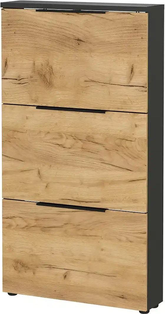 uno Schuhschrak Groven ¦ grau ¦ Maße (cm): B: 70 H: 130 T: 19.0 Garderoben & Kleiderstangen > Garderoben Schuhschränke ...