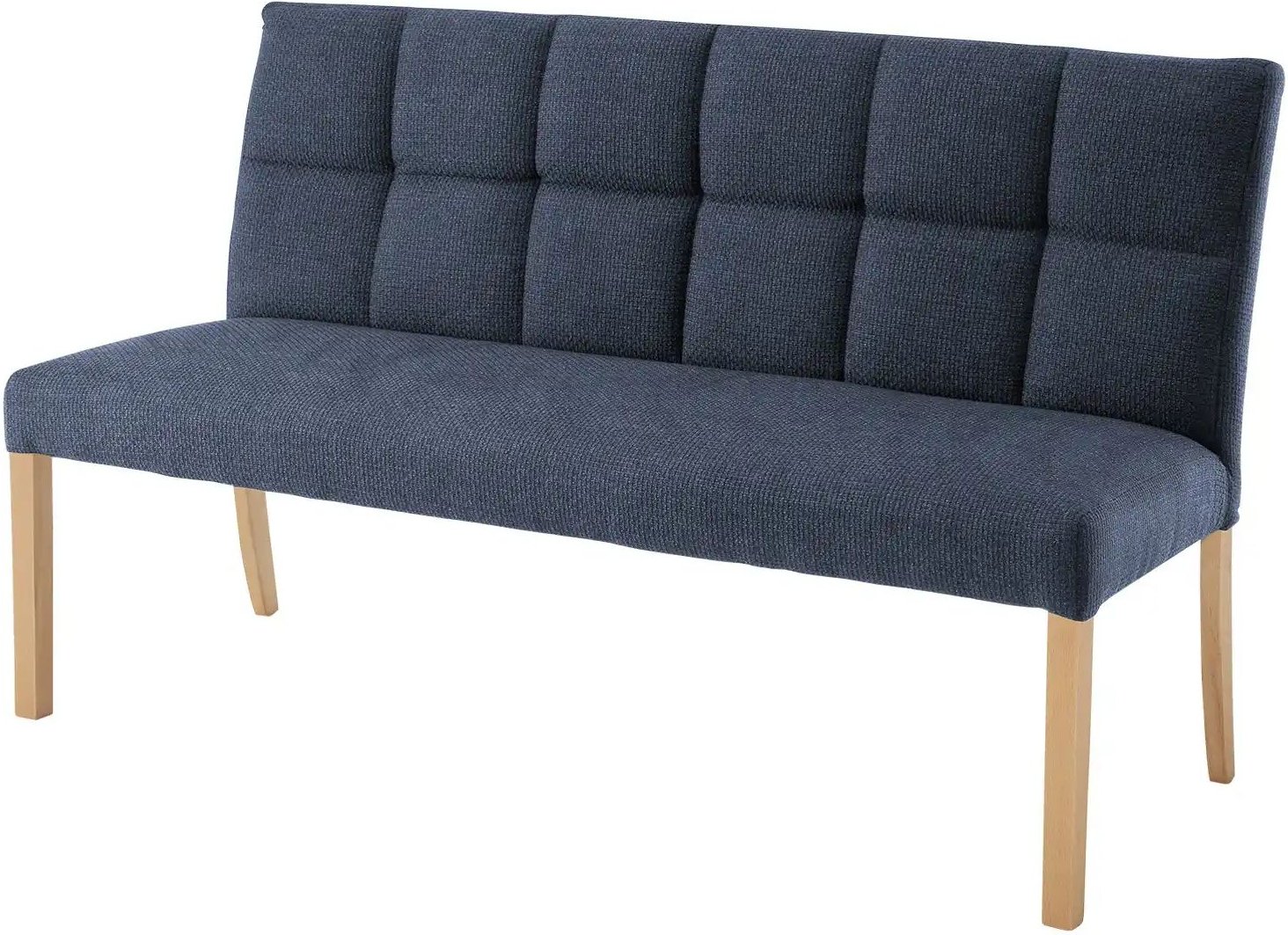 Woodford Esszimmerbank mit Steppung Mako ¦ blau ¦ Maße (cm): B: 150 H: 89 T: 64.0 Bänke > Einzelbänke - Höffner