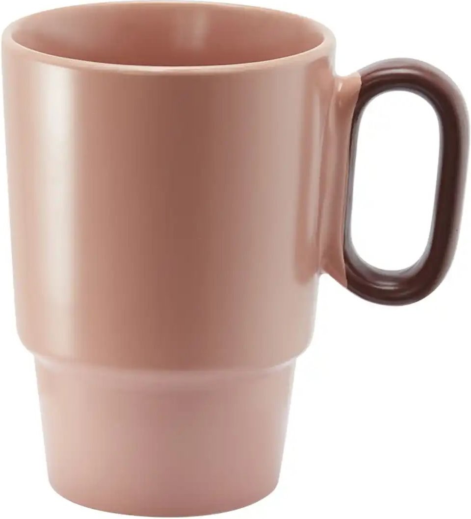 KHG Kaffeebecher ¦ rosa/pink ¦ Steinzeug/Steingut ¦ Maße (cm): H: 12 Ø: 8.5 Geschirr > Becher - Höffner