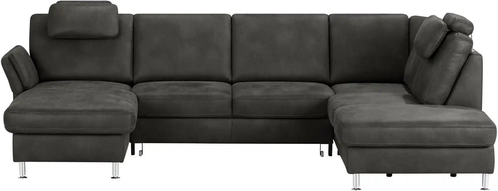 Mein Sofa bold Wohnlandschaft  Veit ¦ grau ¦ Maße (cm): B: 305 H: 90 T: 200.0 Polstermöbel > Sofas > Schlafsofas - Höffn...
