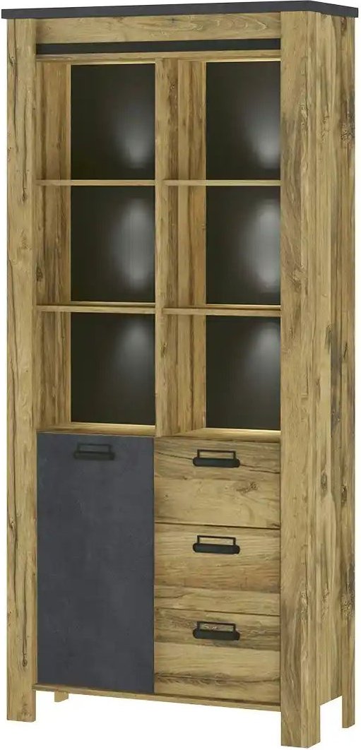 Standregal Ledro ¦ holzfarben ¦ Maße (cm): B: 93 H: 201 T: 37.0 Regale > Bücherregale - Höffner