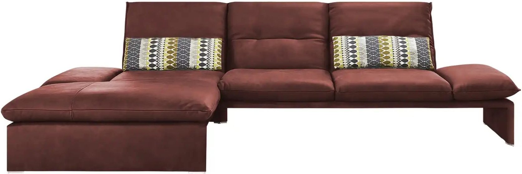 Thumbnail - KOINOR Leder-Ecksofa Humfrey ¦ rot ¦ Maße (cm): B: 314 H: 93 T: 159.0 Polstermöbel > Sofas > Ecksofas - Höffner
