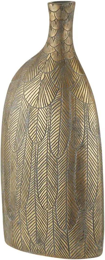 Deko Vase ¦ braun ¦ Polyresin (Kunstharz) ¦ Maße (cm): B: 20,5 H: 46 T: 10.5 Accessoires > Vasen - Höffner