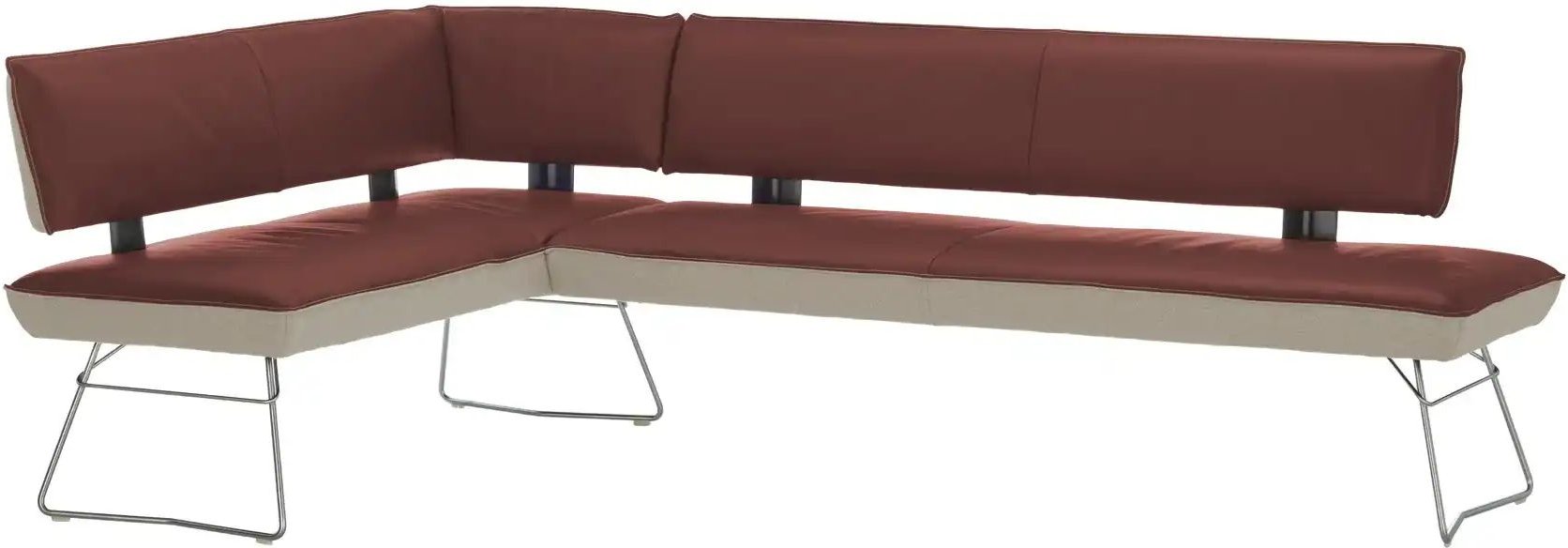 KOINOR Eckbank Dining System 2 ¦ rot ¦ Maße (cm): B: 257 H: 88 T: 162.0 Bänke > Eckbänke - Höffner