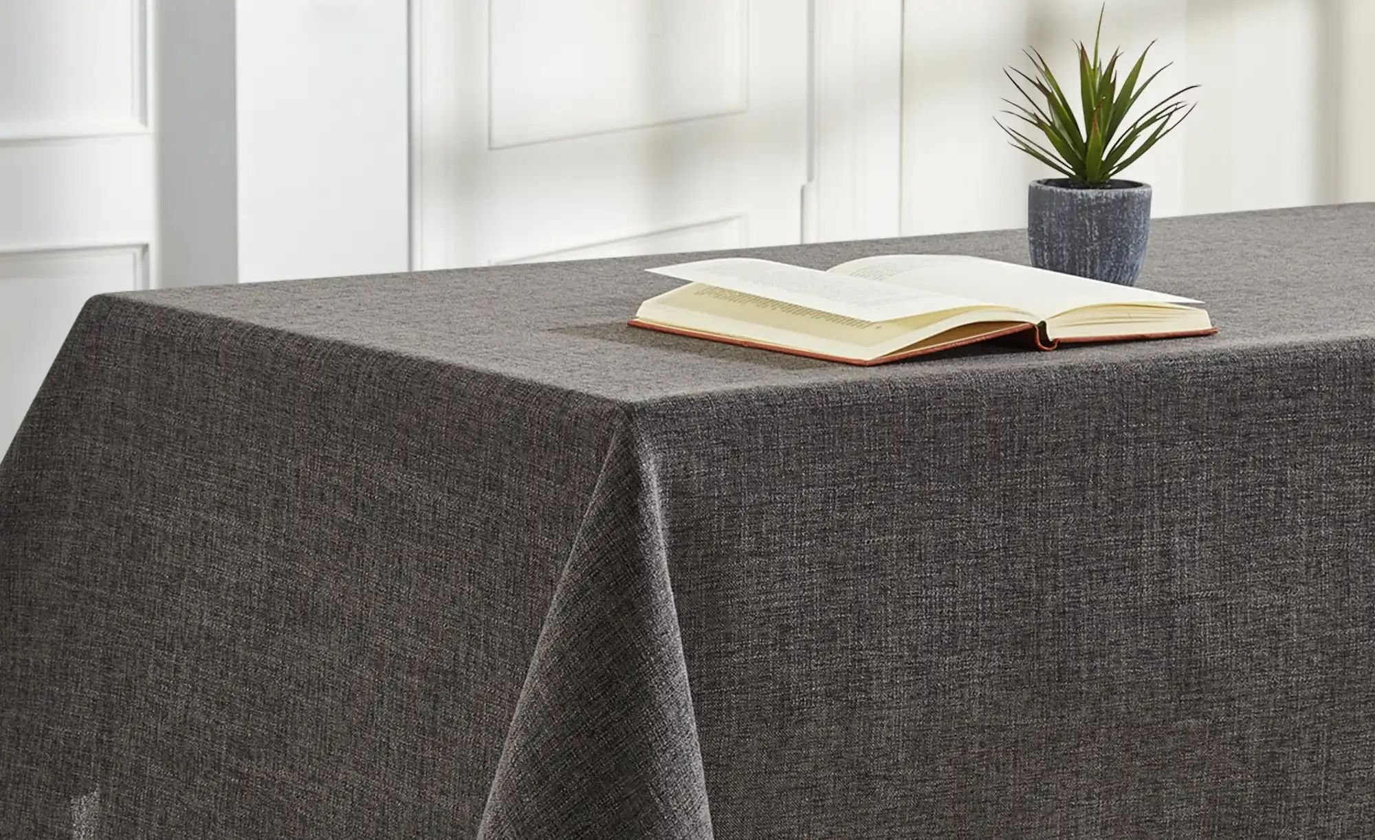 como Tischdecke Antique ¦ grau ¦ Synthetik ¦ Maße (cm): B: 140 Tischwäsche & Küchentextilien > Tischdecken - Höffner