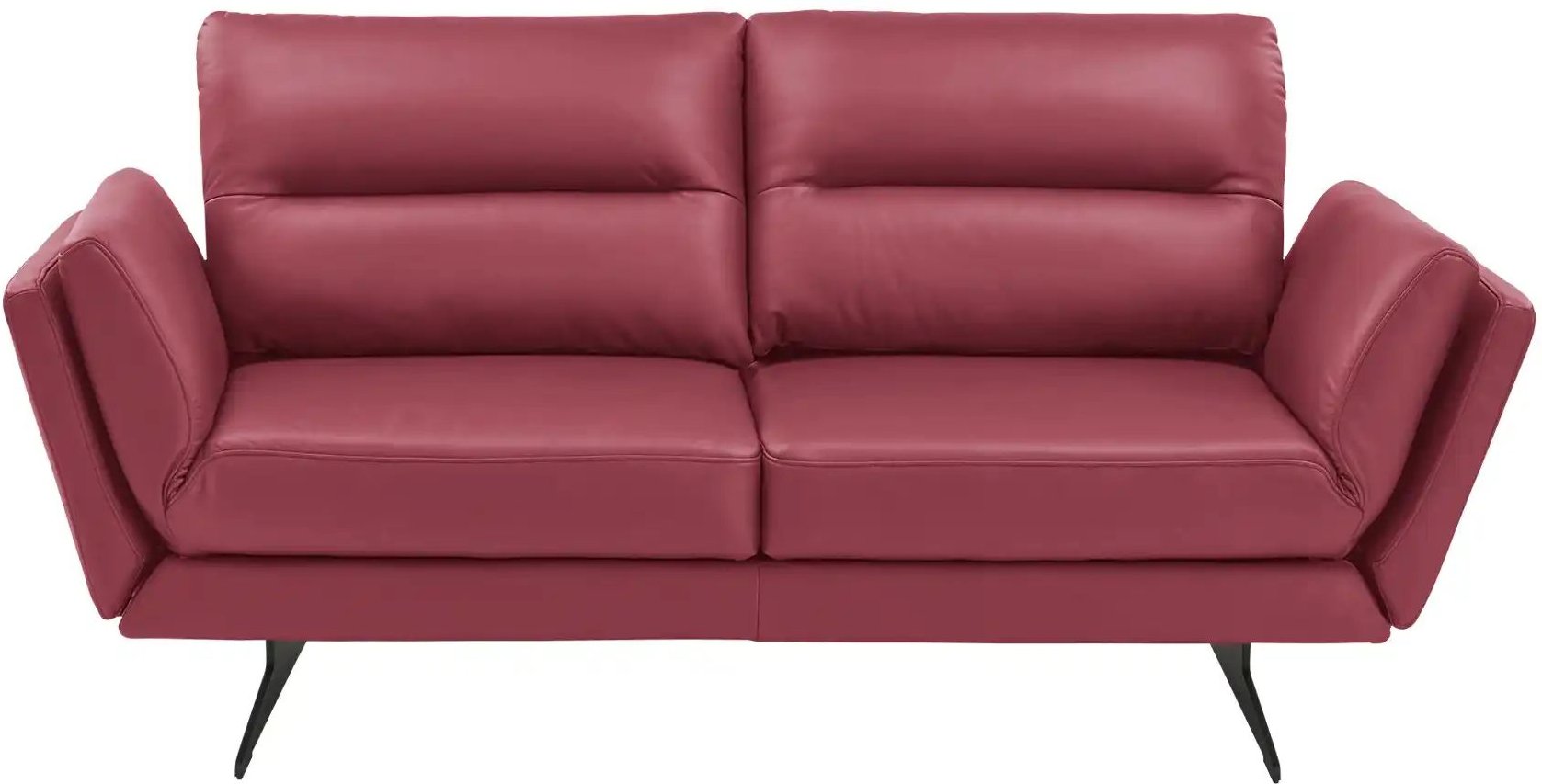Max Schelling Einzelsofa Ledersofa Sentence Premium ¦ rot ¦ Maße (cm): B: 238 H: 105 T: 138.0 Polstermöbel > Sofas > 2-S...