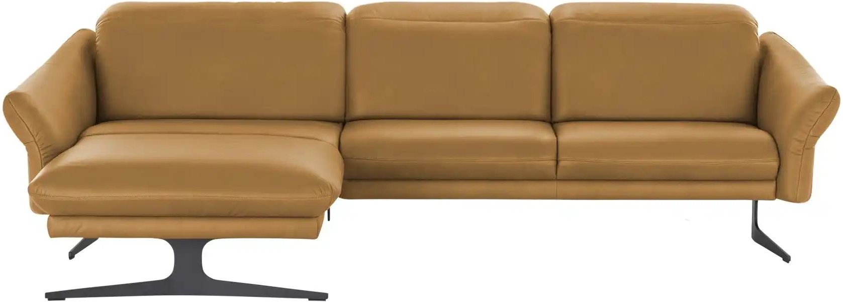 himolla Ecksofa Leder 1059 ¦ gelb ¦ Maße (cm): B: 284 H: 83 T: 179.0 Polstermöbel > Sofas > Ecksofas - Höffner