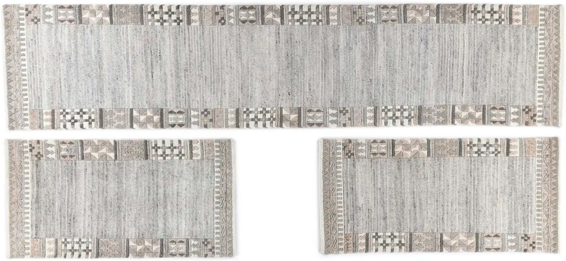 Thumbnail - THEKO Wollteppich Royal Natur ¦ grau ¦ Wolle ¦ Maße (cm): B: 70 H: 1,4 Teppiche > Naturteppiche - Höffner