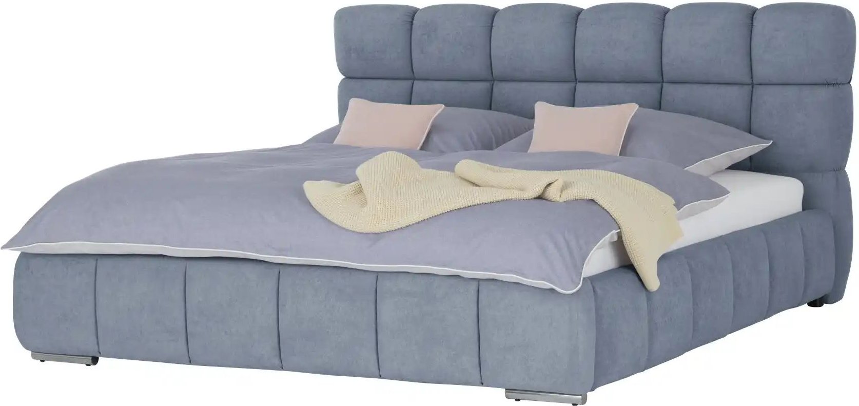 Polsterbett mit Bettkasten Savio ¦ blau ¦ Maße (cm): B: 170 H: 108 Betten > Polsterbetten - Höffner