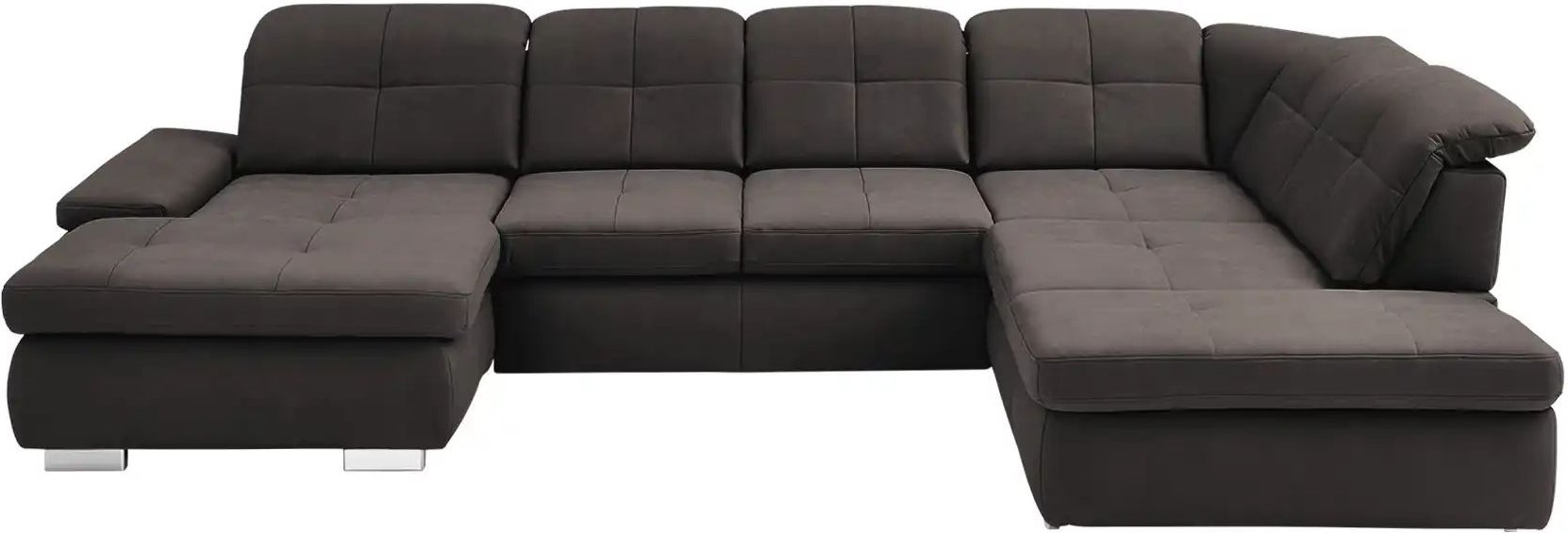 Lounge Collection Wohnlandschaft aus Mikrofaser Affair ¦ braun ¦ Maße (cm): B: 371 H: 100 T: 260.0 Polstermöbel > Sofas ...