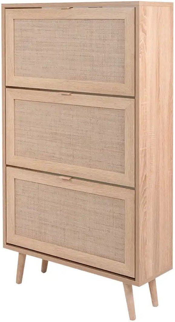 Schuhkipper Rafia ¦ holzfarben ¦ Maße (cm): B: 70 H: 125 T: 24.0 Garderoben & Kleiderstangen > Garderoben Schuhschränke...