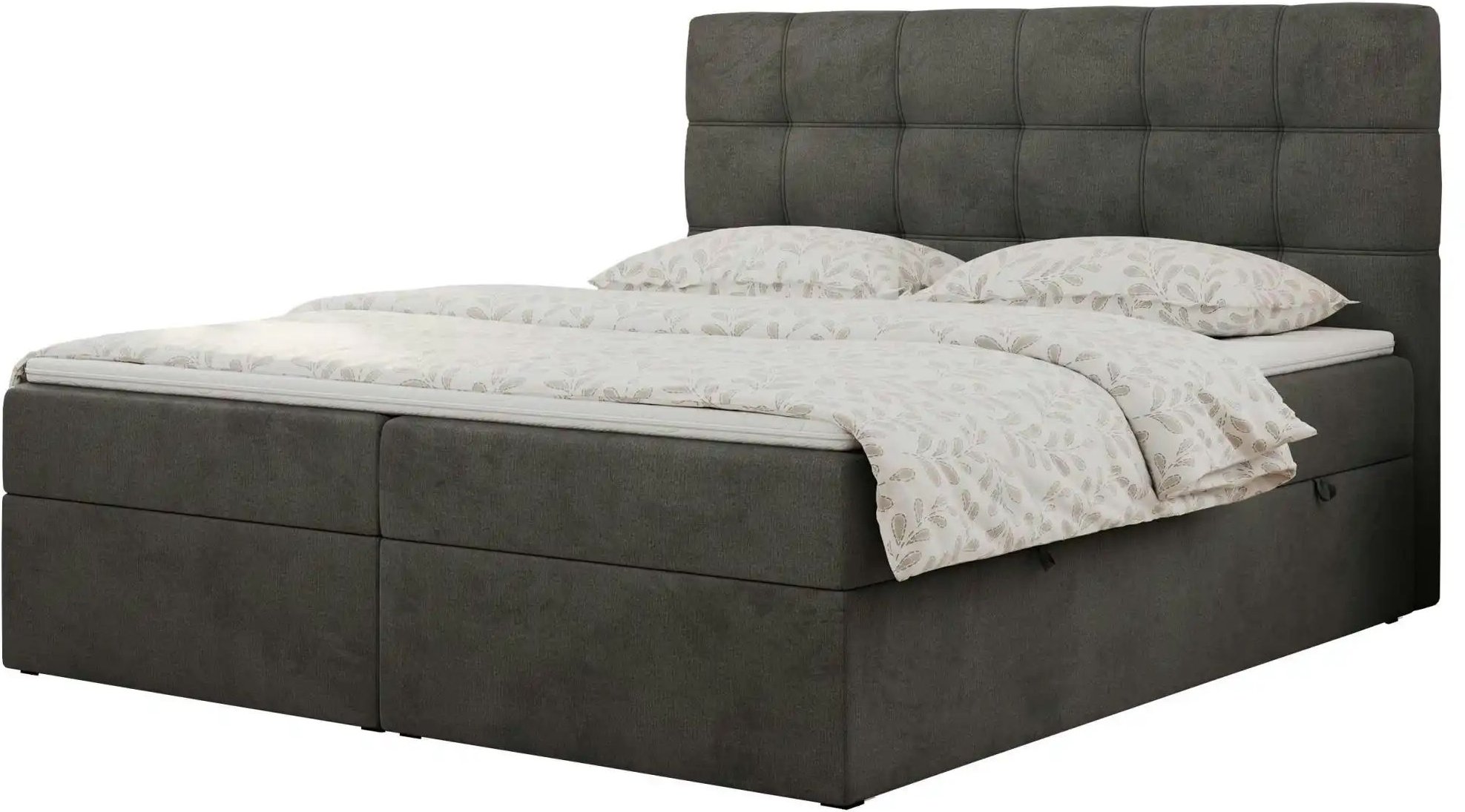 Boxbett mit Bettkasten Erni ¦ grau ¦ Maße (cm): B: 120 H: 110 Betten > Komfortbetten - Höffner