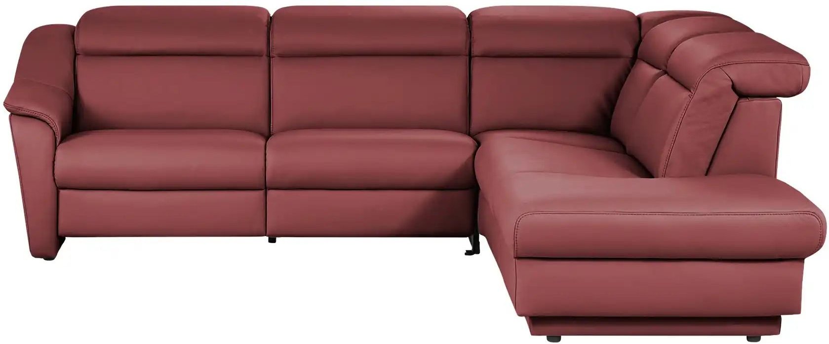 himolla Ecksofa Leder 9707 ¦ rot ¦ Maße (cm): B: 275 H: 84 T: 245.0 Polstermöbel > Sofas > Ecksofas - Höffner