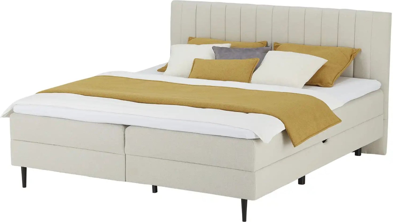 switch Boxbett mit Bettkasten Tango ¦ beige ¦ Maße (cm): B: 186 H: 105 Betten > Polsterbetten - Höffner