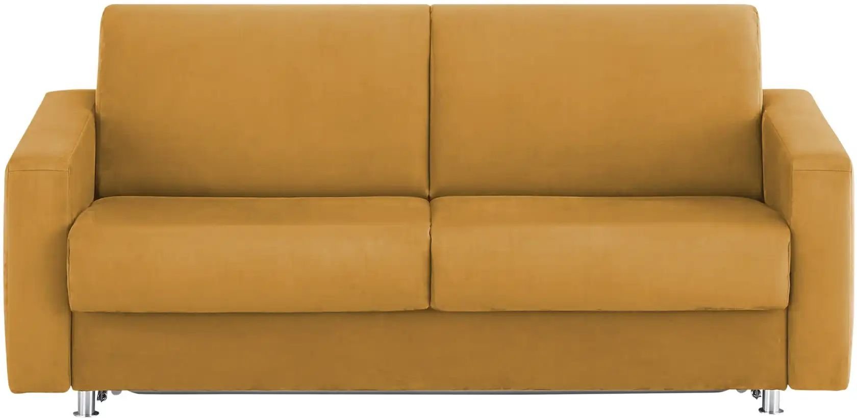 Schlafsofa aus Mikrofaser München ¦ gelb Polstermöbel > Sofas > 2-Sitzer - Höffner
