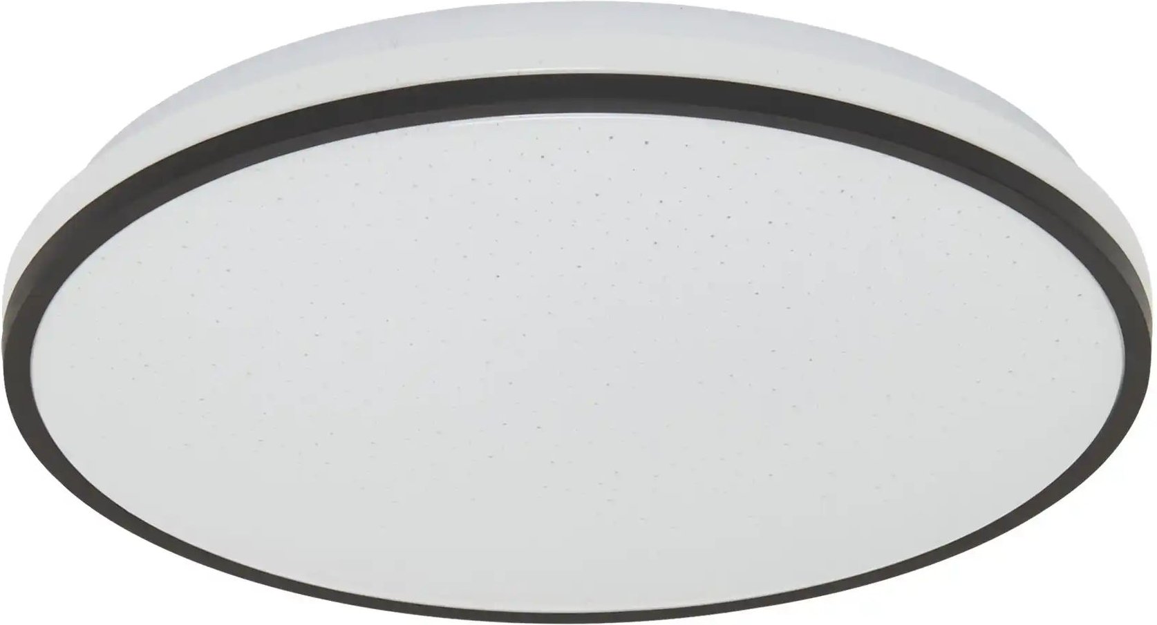 KHG LED-Deckenleuchte schwarz mit Fernbedienung `klein ¦ schwarz ¦ Maße (cm): H: 7 Ø: 38 Lampen & Leuchten > Deckenl...