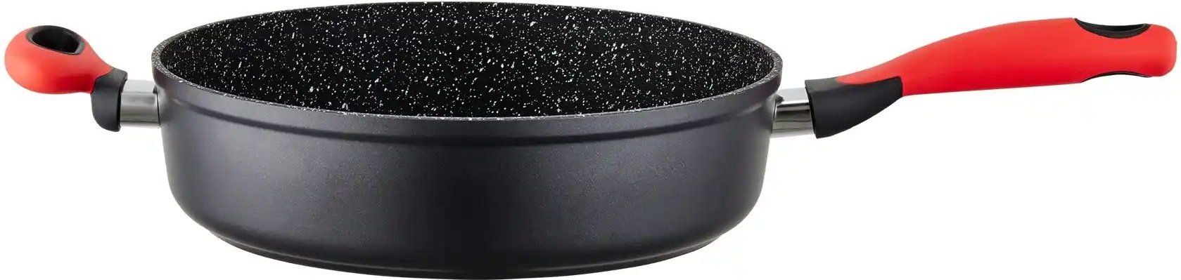 KHG Schmorpfanne Red'n'Hot ¦ rot ¦ Aluminium ¦ Maße (cm): H: 7,5 Ø: 28 Töpfe & Pfannen & Zubehör > Pfannen > Bratpfann...