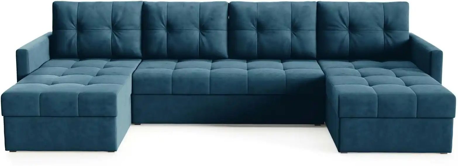 Wohnlandschaft Olivia ¦ blau ¦ Maße (cm): B: 301 H: 86 Polstermöbel > Sofas > Wohnlandschaften - Höffner