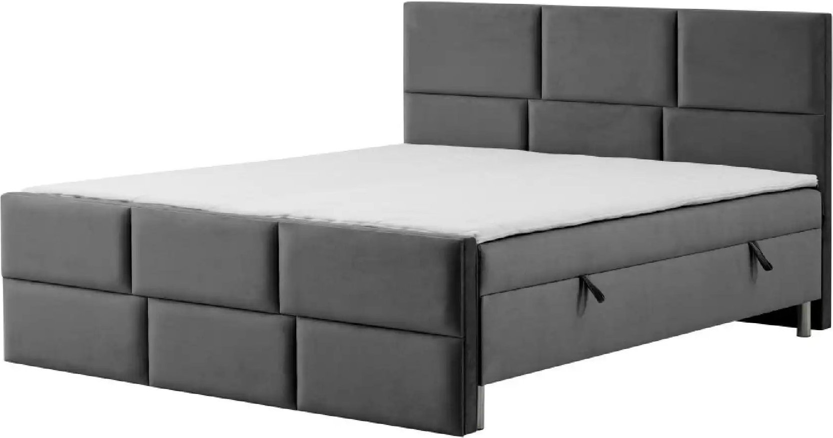 Boxbett mit Bettkasten Adria ¦ grau ¦ Maße (cm): B: 180 H: 110 Betten > Komfortbetten - Höffner