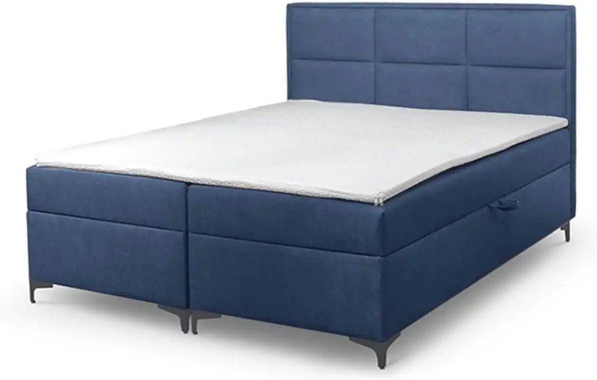 Boxbett mit Bettkasten Vaduz ¦ blau ¦ Maße (cm): B: 200 H: 110 Betten > Komfortbetten - Höffner