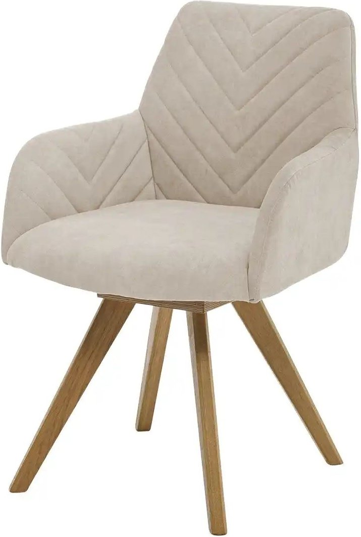 Woodford Esszimmerstuhl Delhi ¦ creme ¦ Maße (cm): B: 61 H: 88 T: 66.5 Stühle > Küchenstühle > Küchenstühle mit Armlehn...