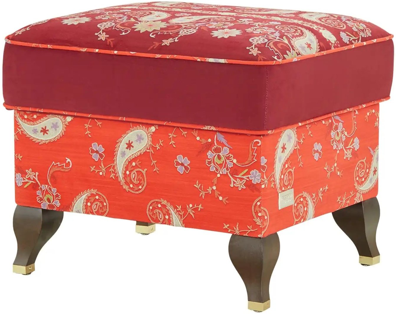 bassetti by SCHRÖNO Hocker Ferrara ¦ rot ¦ Maße (cm): B: 58 H: 45 T: 48.0 Polstermöbel > Hocker - Höffner