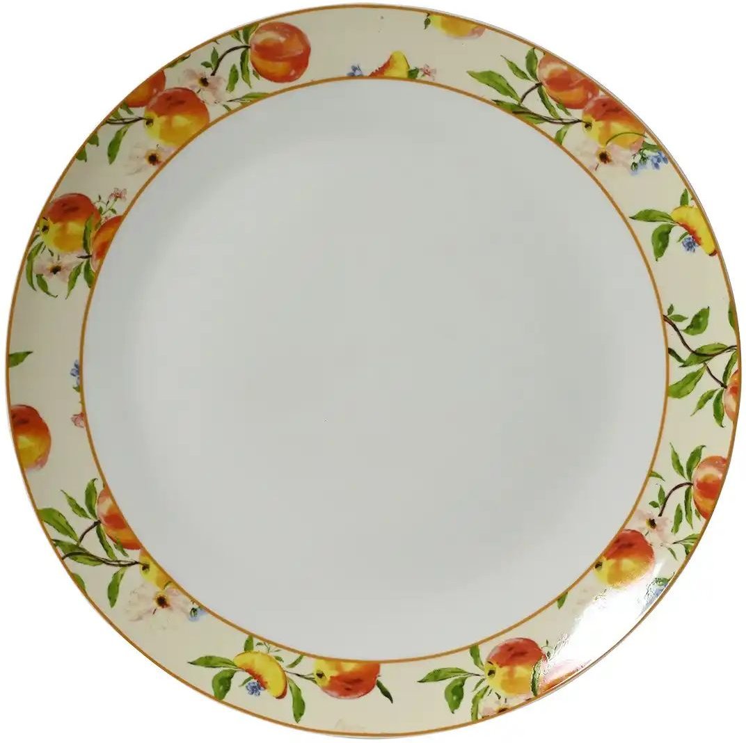 Teller Pfirsich ¦ orange ¦ Porzellan ¦ Maße (cm): H: 2,7 Ø: 26.7 Geschirr > Einzelgeschirrteile - Höffner