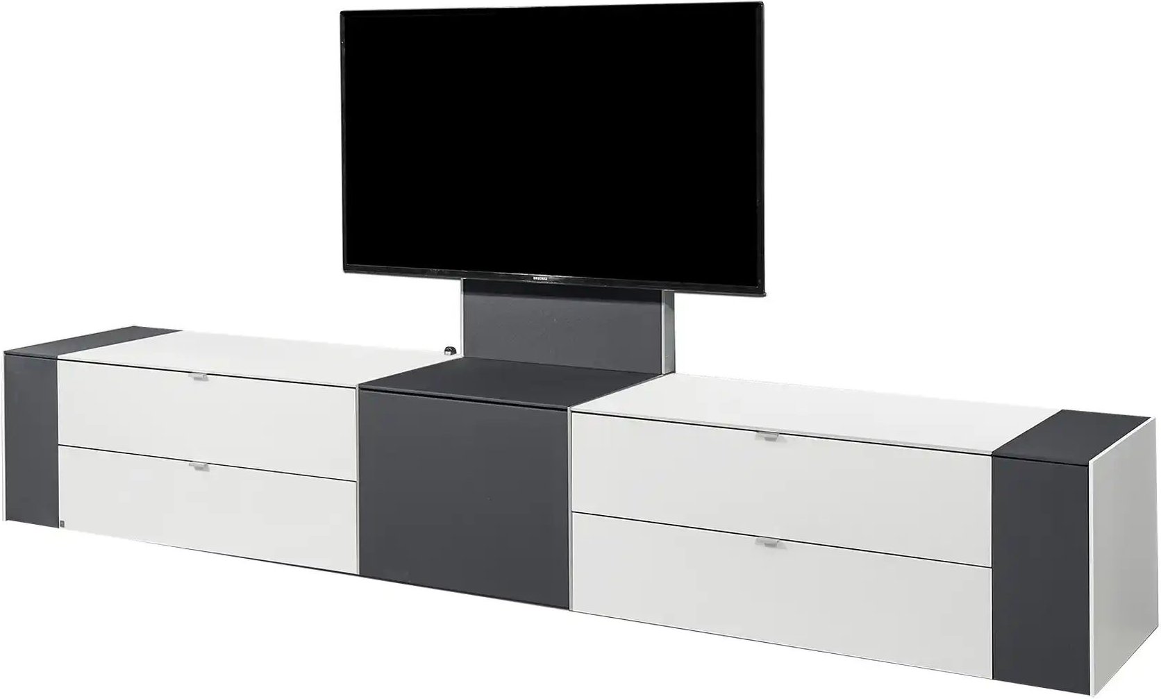Musterring Medienkombination Q-Media ¦ holzfarben ¦ Maße (cm): B: 304 H: 50 T: 58.0 Kommoden & Sideboards > Lowboards -...