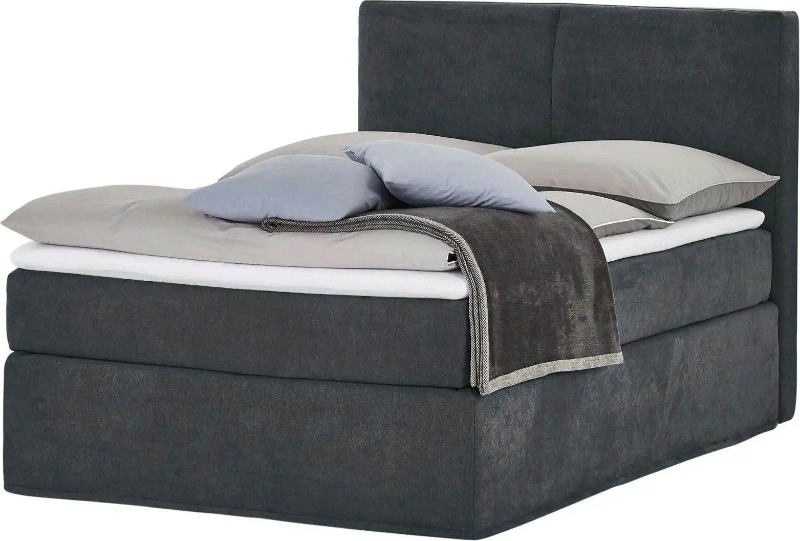 Boxi Boxspringbett 140 x 200 cm  Boxi Classic ¦ grau ¦ Maße (cm): B: 140 H: 125 Betten > Boxspringbetten - Höffner