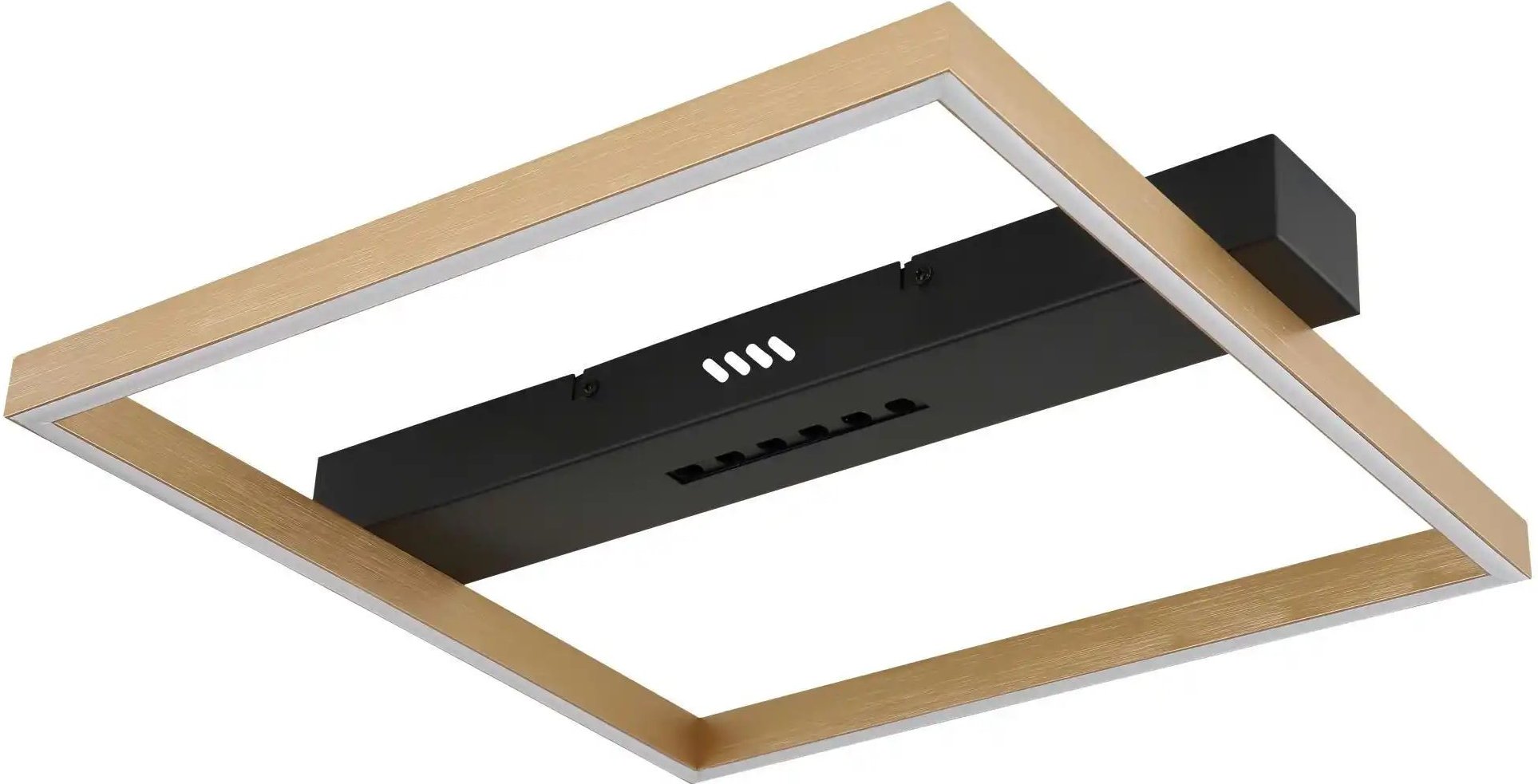 Thumbnail - Globo Lighting Deckenleuchte ¦ schwarz ¦ Maße (cm): B: 43 H: 6,9 T: 39.2 Lampen & Leuchten > Deckenleuchten - Höffner