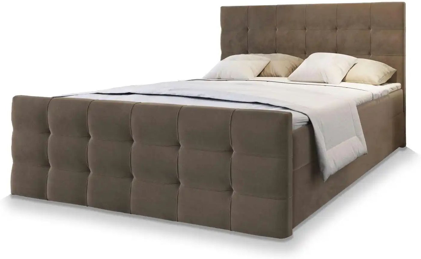 MASSENO Boxbett mit Bettkasten Amon ¦ braun ¦ Maße (cm): B: 180 H: 98 Betten > Polsterbetten - Höffner