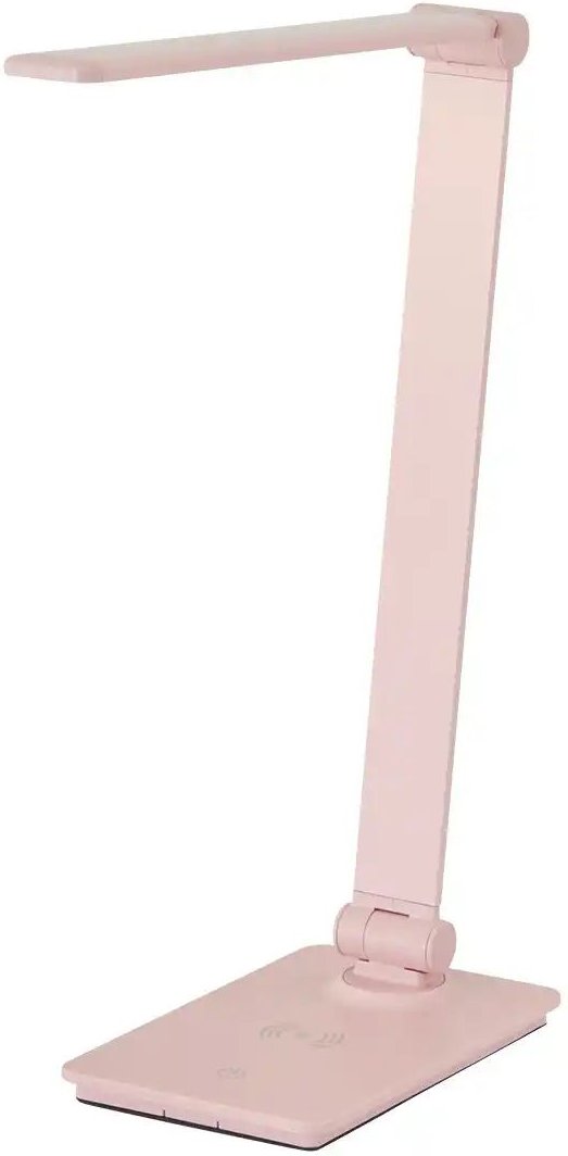 KHG LED-Tischleuchte Pink mit Qi-Charger ¦ rosa/pink ¦ Maße (cm): B: 32,5 H: 37 T: 11.0 Lampen & Leuchten > Tischlamp...